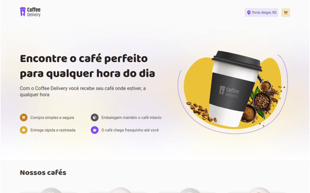 Thumbnail do projeto Coffee Delivery